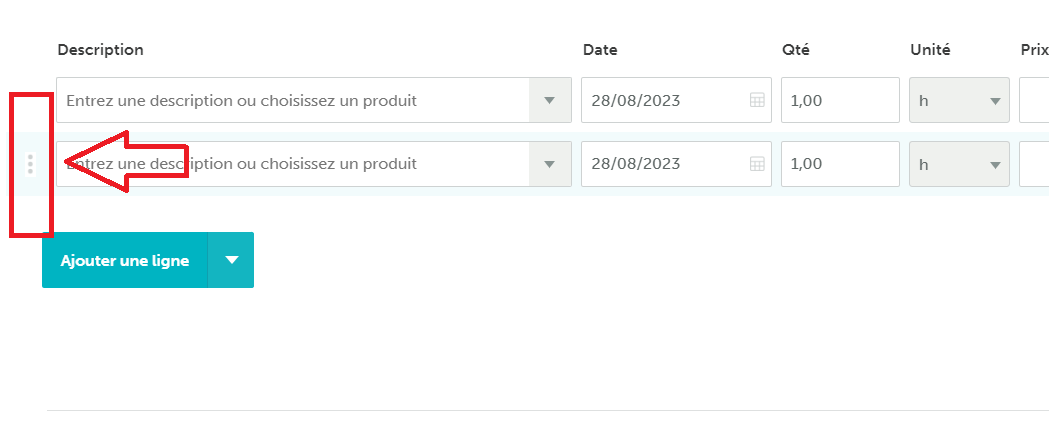 Create new invoice - drag and drop lines.png